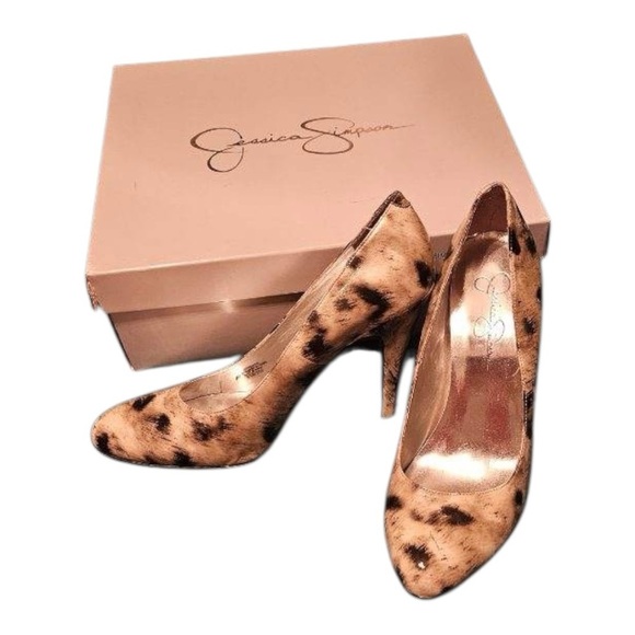 Jessica Simpson Shoes - Jessica Simpson Animal Print Heels, size 8.5